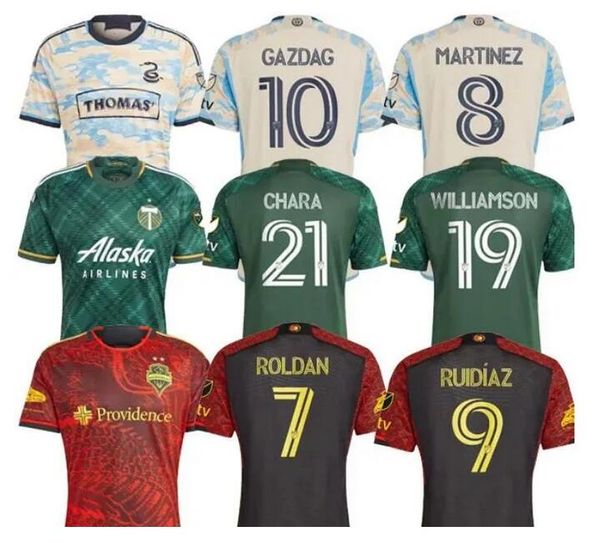 

2023 2024 philadelphia union soccer jerseys seattle sounders porland gazdag timbers bedoya martinez glesnes football shirt williamson moreno, Black;yellow