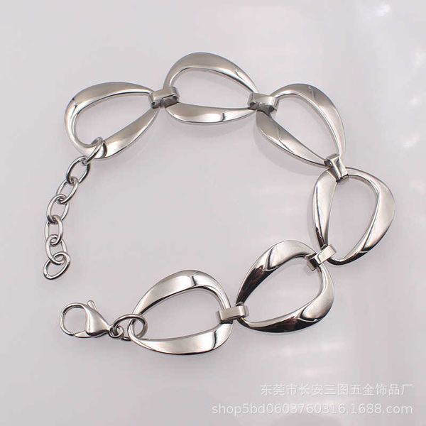 

bracelets jewelry titanium steel women's fashion hollow bracelet, Black