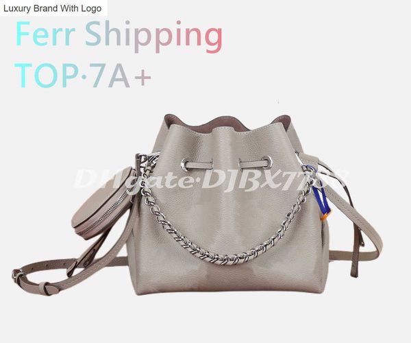 

l bag 2023 handbags designer luxury womens bag m57070 bella bucket bag perforated calfskin single shoulder bag messenger bag casual fashion, Black