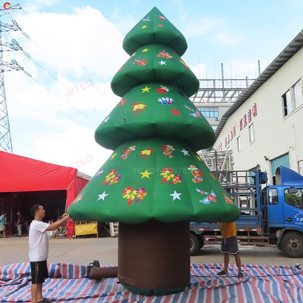 

air ship outdoor playhouse activities printing inflatable christmas tree ground balloon for sale