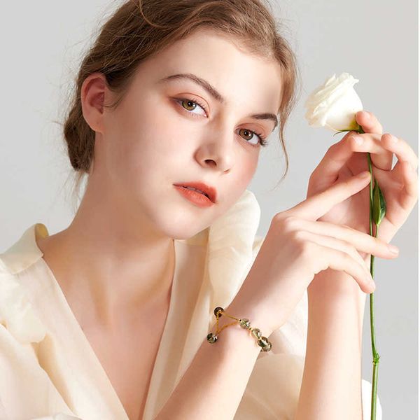 

bracelets natural green ghost crystal bracelet for women link a, Black