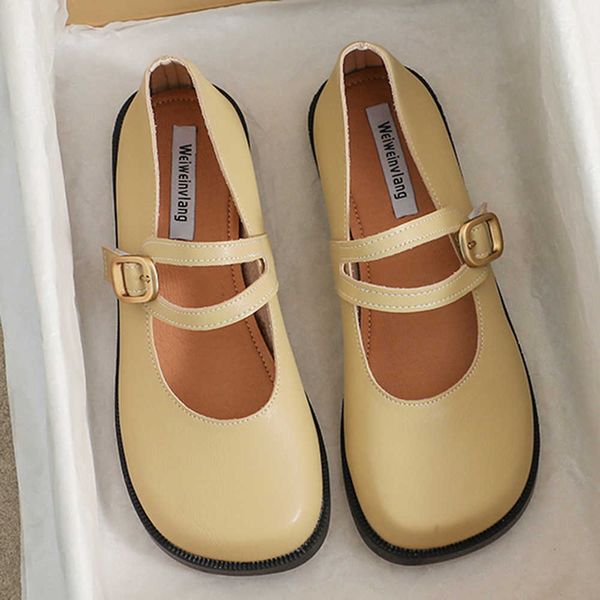 

dress shoes mary janes women's shoes breathable moccasins soft sole hollow out buckle strap ladies single shoes autumn mom shoes large, Black