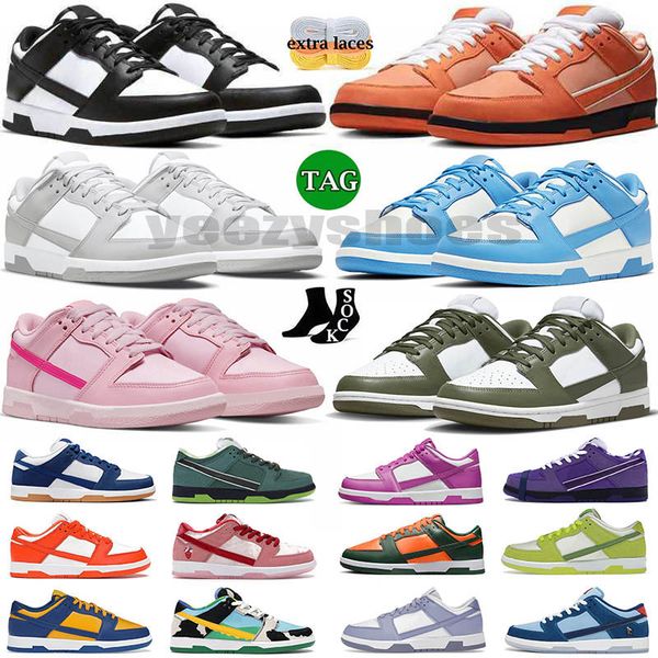 

shoes for running mens women sneakers pink panda black white grey fog coast unc syracuse purple lobster dunks low chunky dunksb dhgate gai