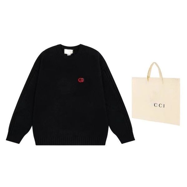 

new sale fashion sweatshirt trendy explosion sweater style men and women size wool blended cardigan autumn winter keep warm comfortable, Black