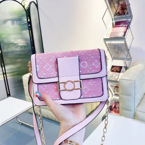 

designer crossbody bag women's handbag fashion design presbyopia chain bag brand purse luxury all-match casual one shoulder messenger b