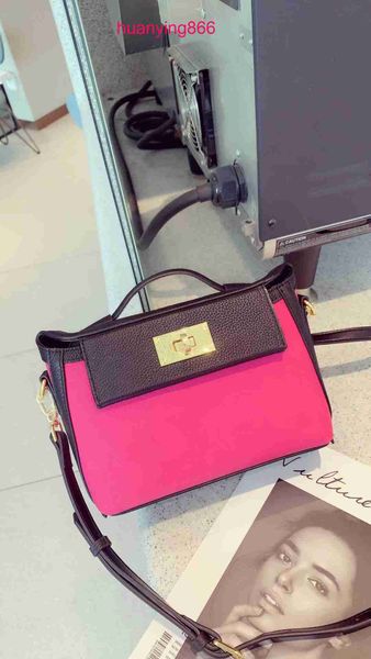 

herms's bags for designer woman 2022 spring milk cowhide panel canvas contrast color women's one shoulder mini crossb nojp