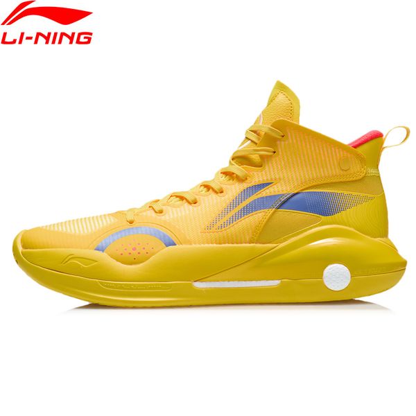 

li-ning men yushuai xv professional basketball shoes boom cool shell lining sport shoes wearable sneakers abar043, Black
