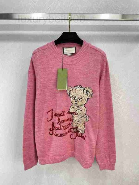 

women's sweaters designer 2023 new spring milan runway crew neck high end jacquard pullover women tg3l, White;black