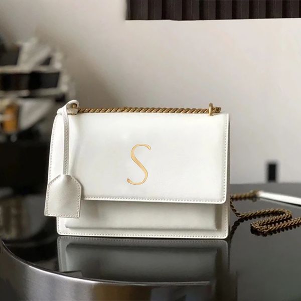 

lamp classic sunset tote letter y plain bag luxury designer clutch tote pochette envelope handbag metal chain womens mens crossbody satchel