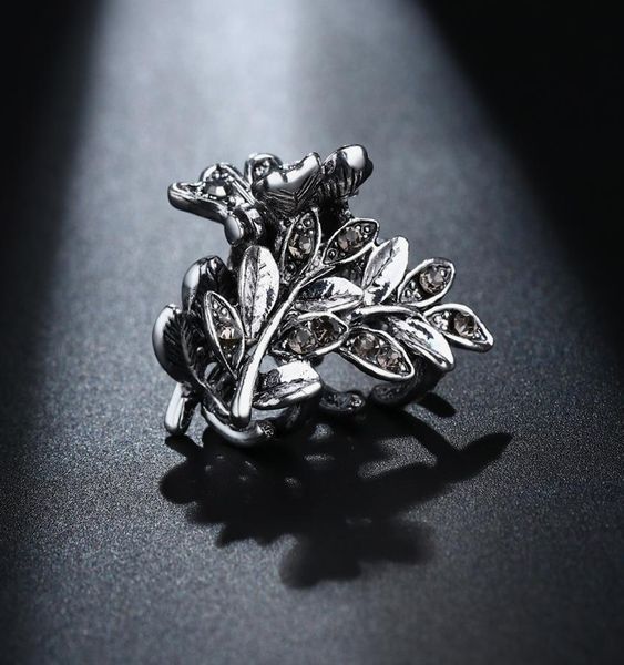 

vintage hair accessories for women small hair clamps claw clips leaf hairpin mini pins ladies headdress ancient silver color hc0153157236, Slivery;golden