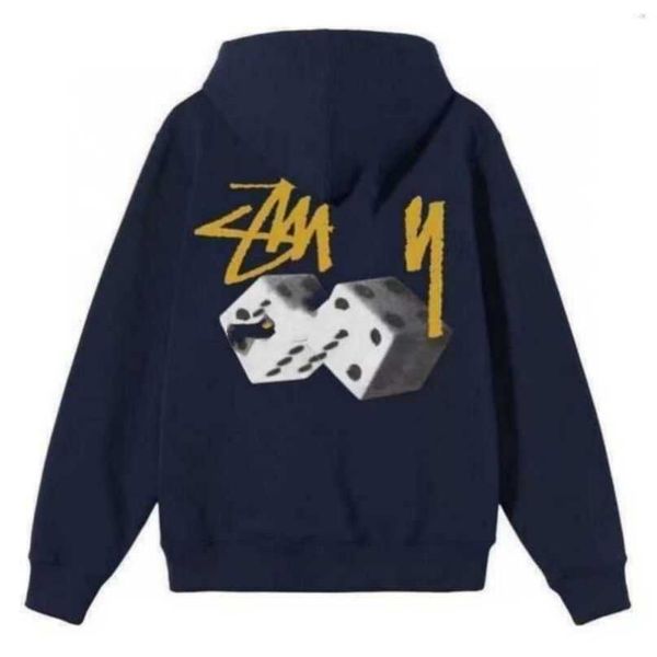 

14 colors designers mens stussys hoodie candy hoody women printed fashion brand casual long sleeve couple loose o-neck sweatshirt kp, Black