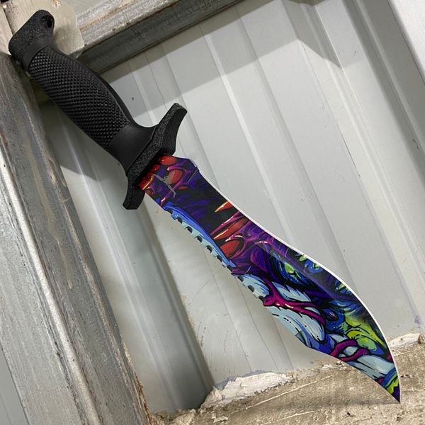 

hyper beast csgo bowie knife hunting camping knifes survival tactical knifess outdoor knives fixed blade fishing knife hiking tools counter