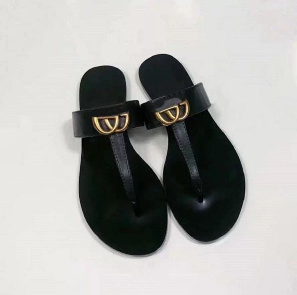 

2023 sandals fashion slippers luxury designer fashion classic sandals men's and women's slippers flats slide, Black