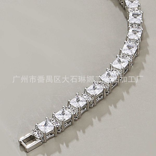 

bracelets fashion bracelet inlaid with zircon women's hand jewelry, Black