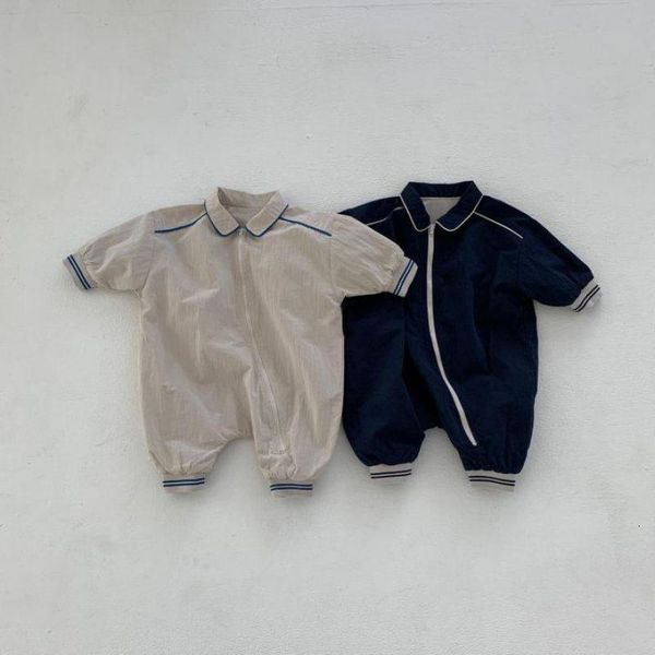 

rompers autumn baby long sleeve romper cotton born casual jumpsuit fashion infant toddler loose clothes boy girl onesie 230311, Blue