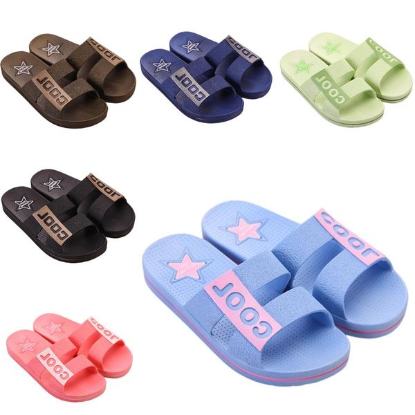 

sky soft lippers indoor 2023 outdoor blue blacknew brown women men shoes beach coast bathroom antiskid sandal size 36-45, Black