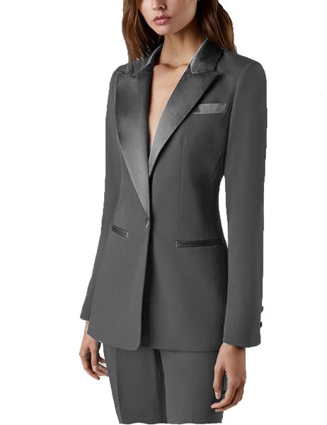 

women's suits blazers 2 piece outfits for women blazer with pants wedding tuxedos party office work slim fit business suit 230311, White;black