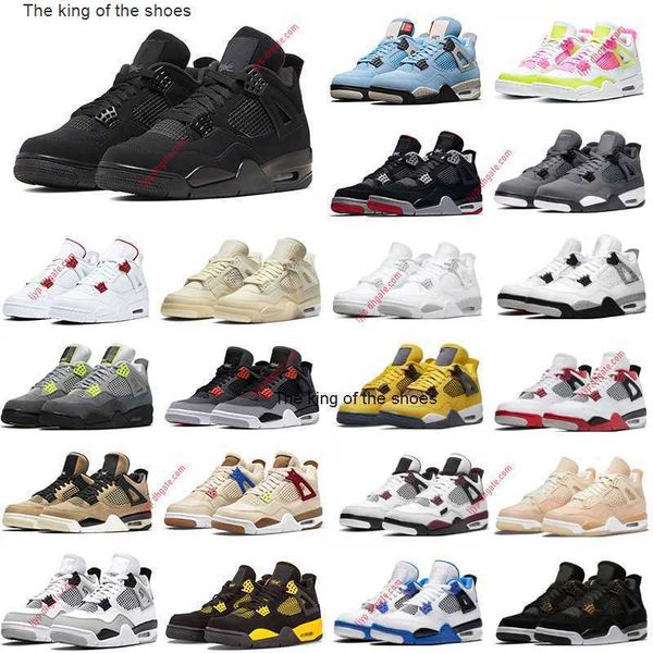 

j4s og2023 og 4s basketball shoes for men women military black cat sail red thunder white oreo university blue infrared shimmer cool grey li