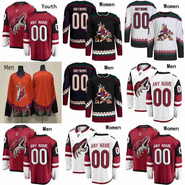 

arizona hockey coyotes jerseys 9 clayton keller 8 nick schmaltz 72 travis boyd 4 juuso valimaki 36 christian fischer 11 dylan guenther 22 ja, Blue;black