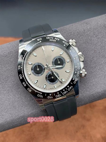 

2023 bt factory watch diameter 40mm thick 12.2mm 4130 movement high penetration sapphire glass three seamless stitching head full table 904, Slivery;golden