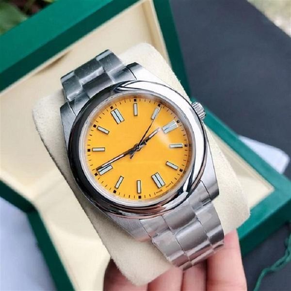 

christmas gifts 41mm automatic mens watch 2813 mechanical movement stainless steel men sport watches wristwatch for man343g, Slivery;brown