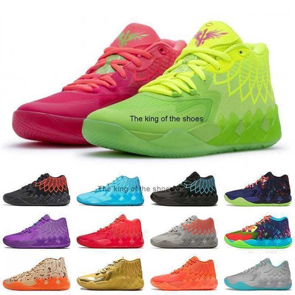 

2023lamelo shoes boots basketball shoes mens trainers sneakers galaxy beige queen buzz city sky blue black blast purple cat with box lamelos