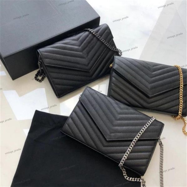 

genuine leather chain purse fashion clutch ady niki bag luxury designer shoulder bags cowhide handbag presbyopic card holder h213b
