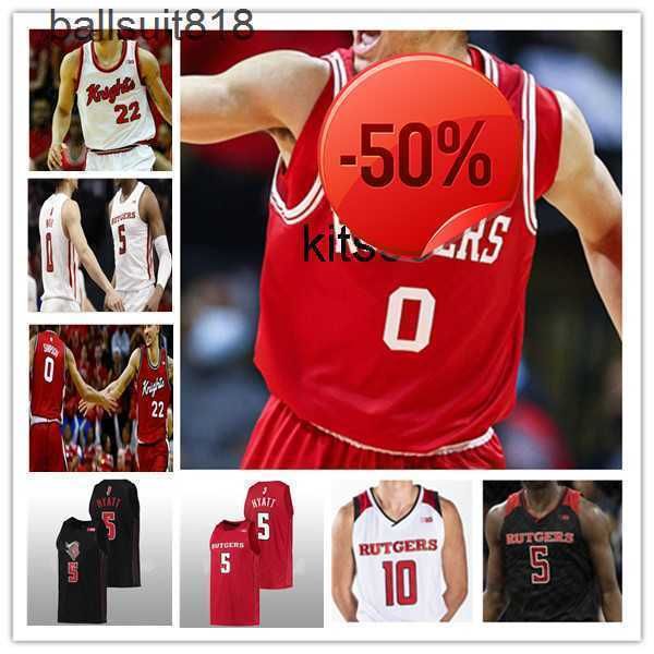 

rutgers scarlet knights ncaa college basketball jerseys clifford omoruyi cam spencer aundre hyatt ron harper jr. paul mulcahy antwone, Black;red