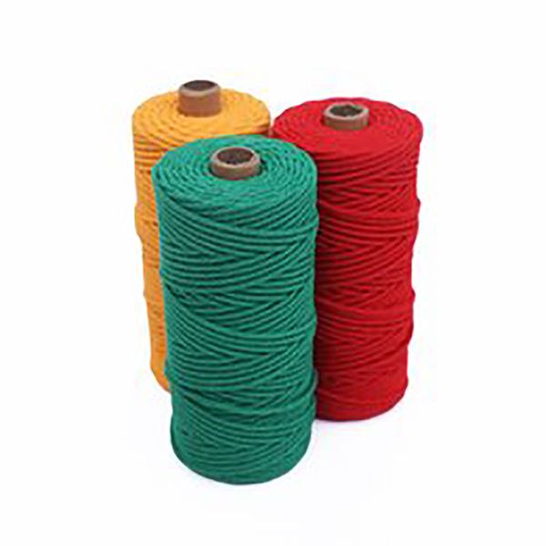 

multi-color cotton rope spool colorful cotton twisted rope
