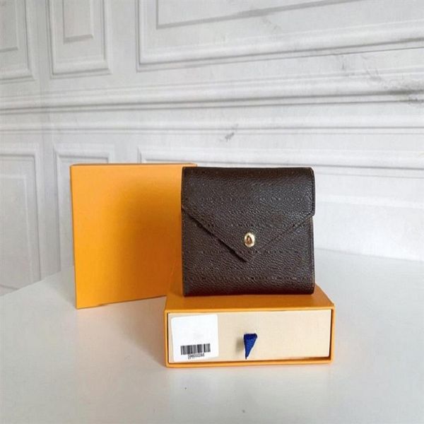 

original designer wallets purse fashion short monogrames victorine wallet classic pocket pallas bag card holder purse302z, Red;black