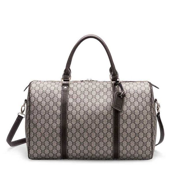 

designer bag large capacity short distance travel luggage printing trend bag factory direct sales 75% off, Black