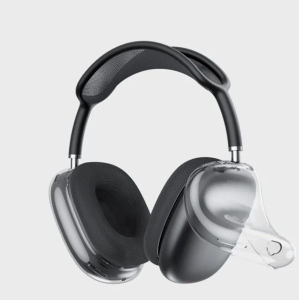 

for airpods max headband headphone pro earphones accessories transparent tpu solid silicone waterproof protective case airpod max headphone