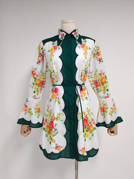 

23 new printed half-length dress button belt, Black;gray