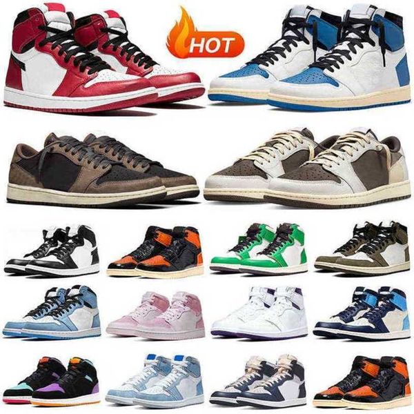 

Casual OG Jumpman 1 basketball shoes 1s s lows Reverse Mocha Men Women Sneakers Bred Panda Chicago Shattered Backboard UNC BGVJ, Item#34