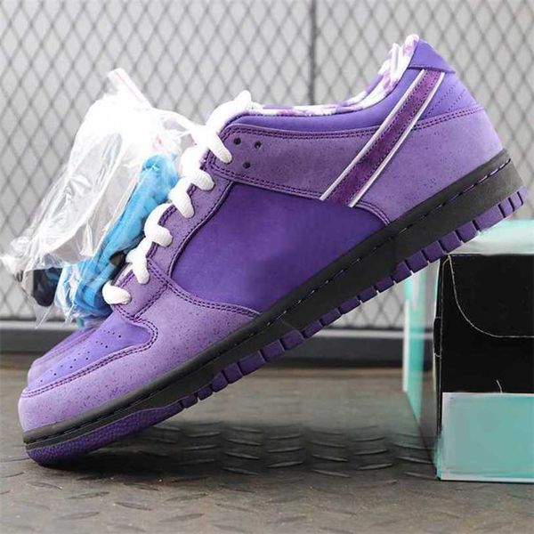 

men women og low basketball shoes luxury designer the classic boys and girls purple lobster running skateboard casual sneakers n7av, Black