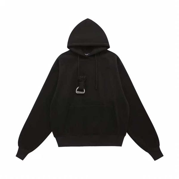 

we11done hoodie yiyang qianxi same style sweater mens loose sports hoodie coat women, Black