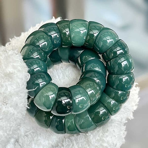 

bracelets pig large intestine bodhi root floating flower gradient color around the finger soft play rosary buddha beads bracelet live broadc, Black