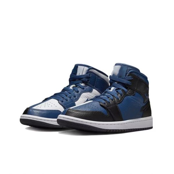 

shoes 1 1s invert beach cherrywood french blue black white sneakers size 36-45
