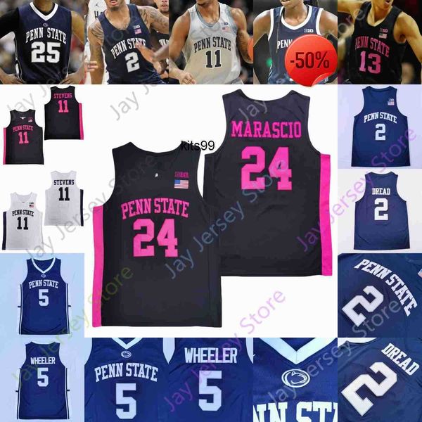 

penn state nittany lions basketball jersey ncaa college lamar stevens myles dread myreon jones izaiah brockington mike watkins jones wheeler, Black;red