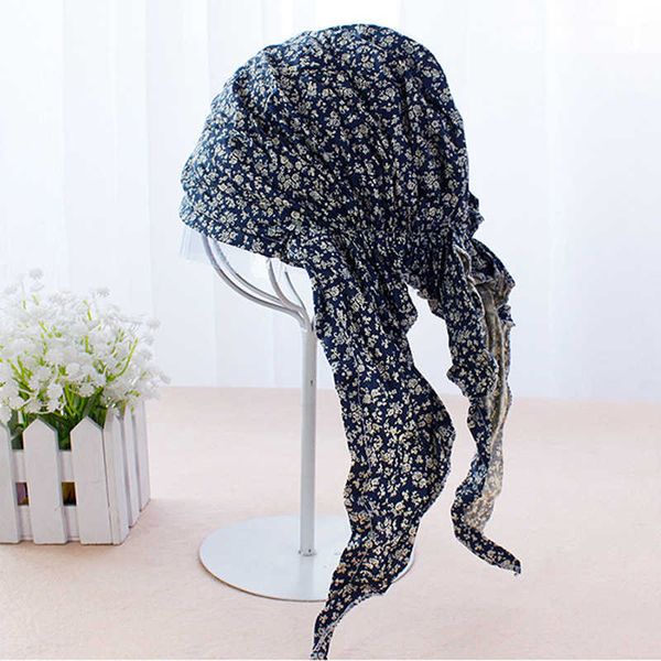 

fashion face mask neck gaiter long braid pure cotton pirate headband thin cycling cap