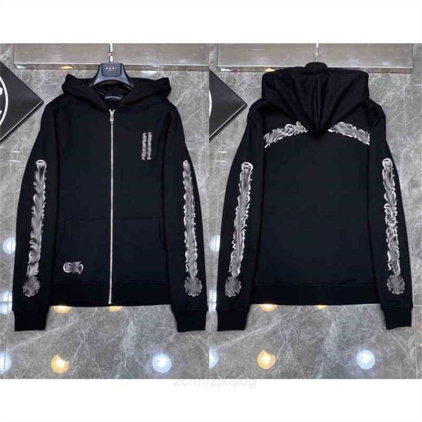 

men's hoodies sweatshirts hoodie chrome//heart net red couple clothes ins super fire ch casual75t6 hff1dheudheu, Black