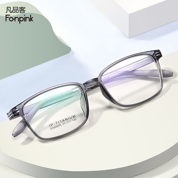 

ultra-light tr90 black plastic spectacle frame glasses frame mens and womens artistic student transparent square myopia glasses mixed batch, Silver