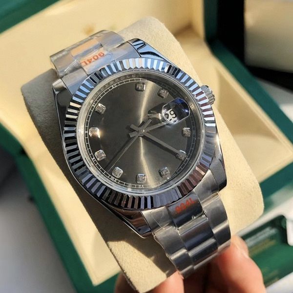 

luxury aaa women's men's automatic watch size 41mm36mm31mm mechanical movement sapphire mirror diary series 2023, Slivery;golden