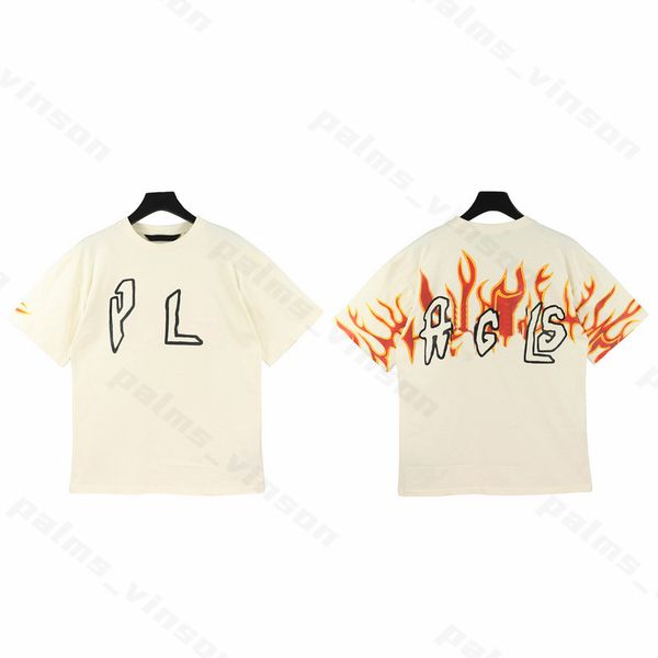 

palms tees mens t shirts angels summer high1 quality womens designers tshirts long sleeve luxurys letter clothing angels short sleeved 18 y, White;black