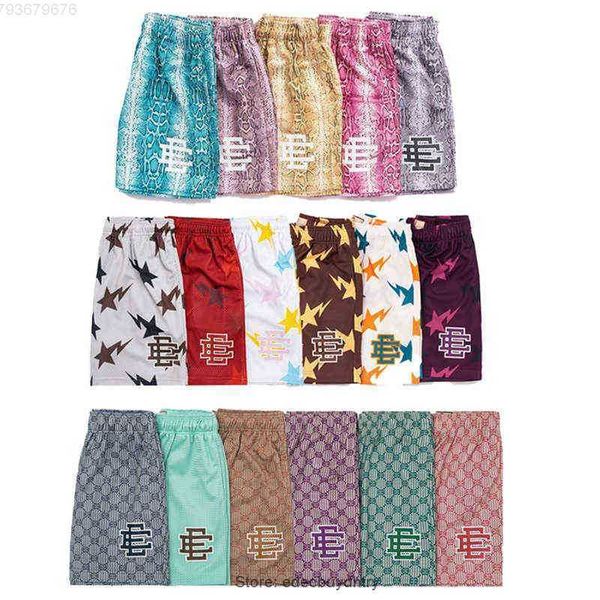 

jyy4 jyy4 jyy4 men's shorts ee brand eric emanuel basic short fitness mesh breathable beach sports pants series summer gym workout casu, White;black