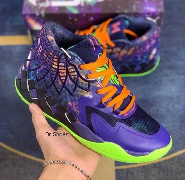 

mb1 rick and morty basketball shoes lamelo ball shoe queen city black blast buzz city lo ufo not from here rock ridge red sport trainner
