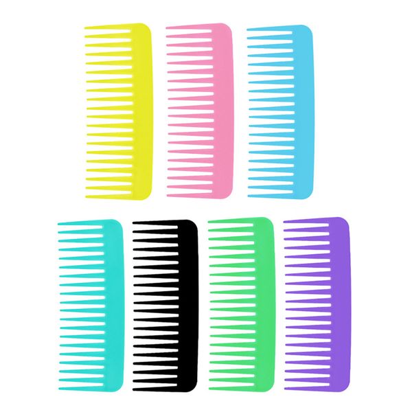 

large wide plastic hair brushes pro salon barber hairdressing combs reduce hair loss hair care tool, Silver