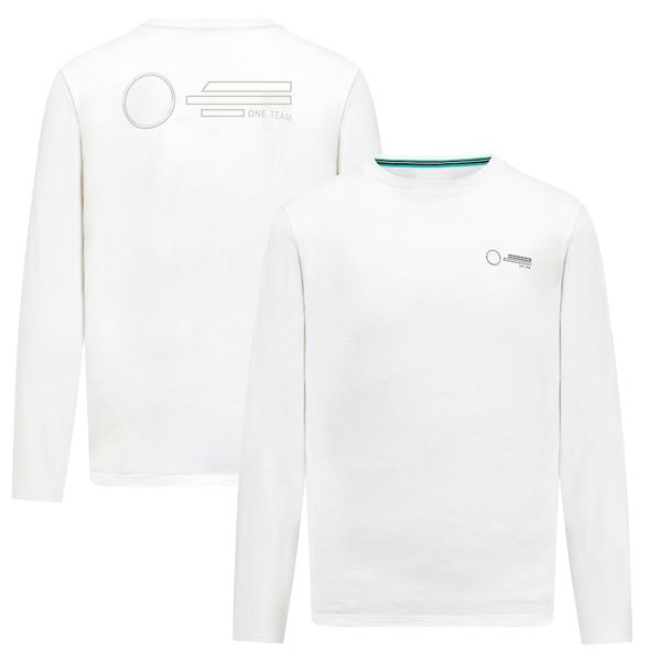 

f1 formula one car team uniform 2023 racing suit long-sleeved lapel t-shirt custom plus size