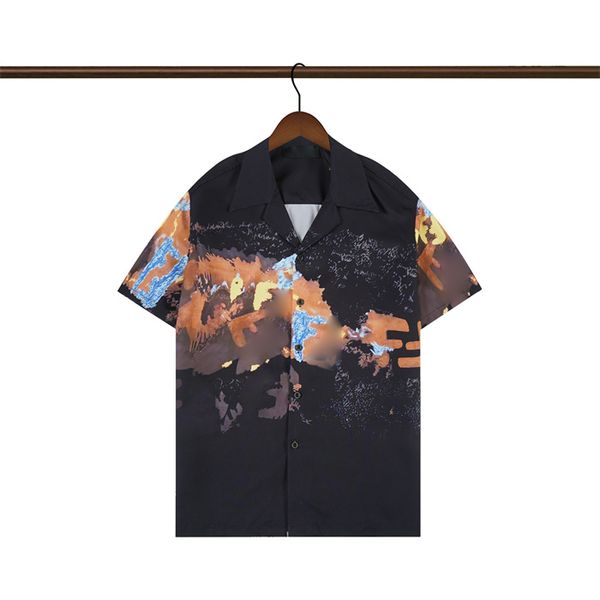 

mens casual shirts short sleeve shirt beach style stitching colorful classic business t-shirt button lapel slim fit quality shirts summer va, White;black