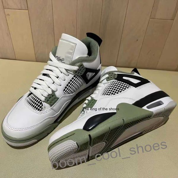 

2023 og new listing seafoam basketball shoes jumpman 4s wmns original quality iv 4s oil green white dark ash neutral designer sports sneaker